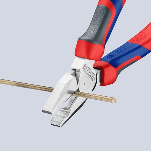 KNIPEX Kraftkombizange L.180mm verchr.Comfort-Griff KNIPEX