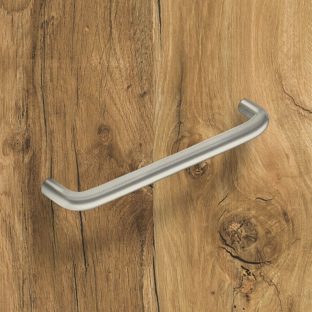 HETTICH Griff Avenio, •–• 64, L 72 mm, H 32 mm, ø 8 mm, Edelstahl Optik gebürstet, 9070030