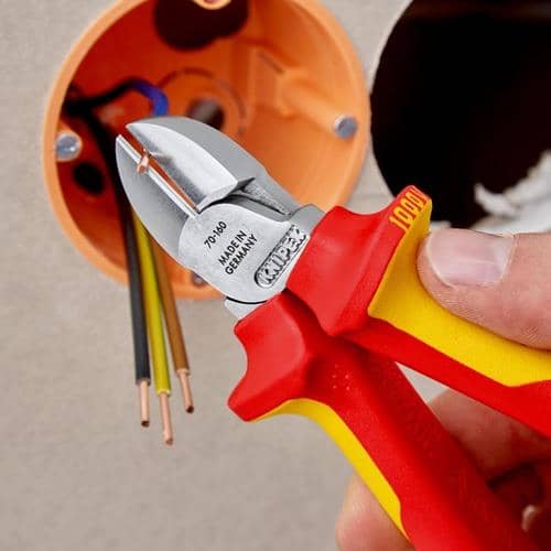 KNIPEX Seitenschneider L.160mm VDE Mehrkomp.-Hüllen KNIPEX