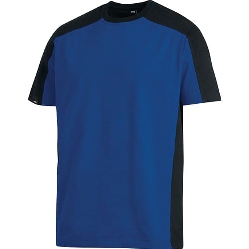 FHB T-Shirt MARC Gr.L royal/schwarz FHB