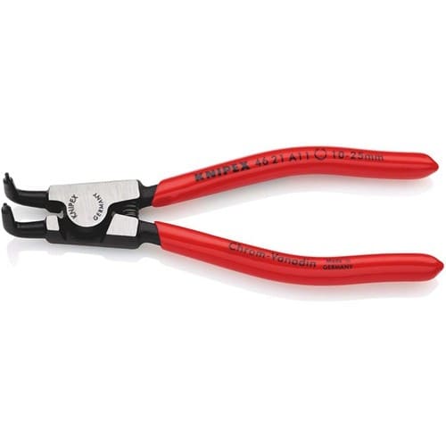 KNIPEX Außensicherungsringzange A 11 f.Wellen D.10-25mm 90Grad gew.pol.L.125mm KNIPEX