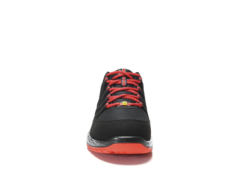 ELTEN Sicherheitshalbschuh MADDOX black-red Low ESD S3, Gr. 44
