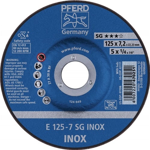 Schruppscheibe SG INOX PFERD TOOLS