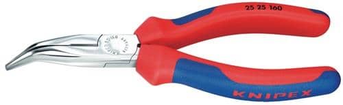 KNIPEX Flachrundzange L.160mm flachrund 40Grad gew.Comfort-Griff KNIPEX