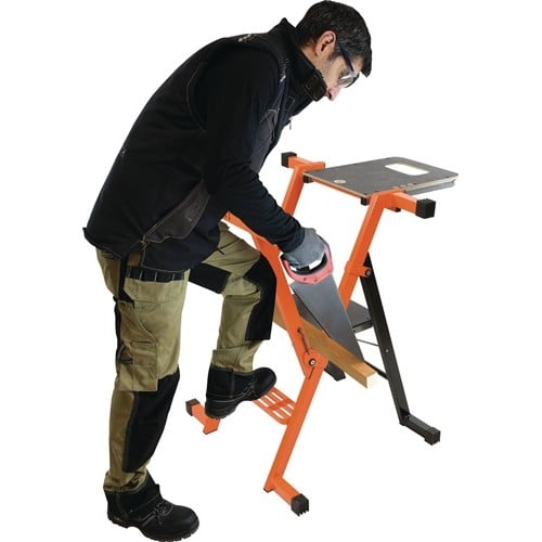 MONDELIN Trittleiter MULTI-X Stufen 2 Plattform-H.470mm MONDELIN