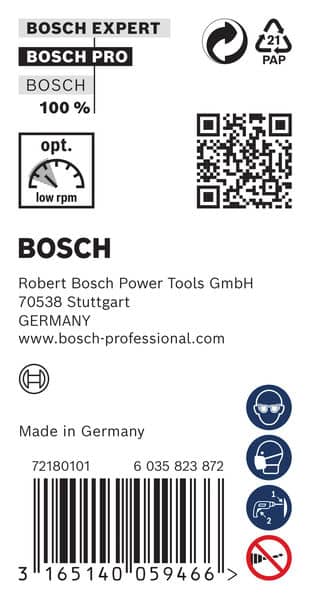 BOSCH Schalungs- und Installationsbohrer, 18 x 400 mm, d 10 mm