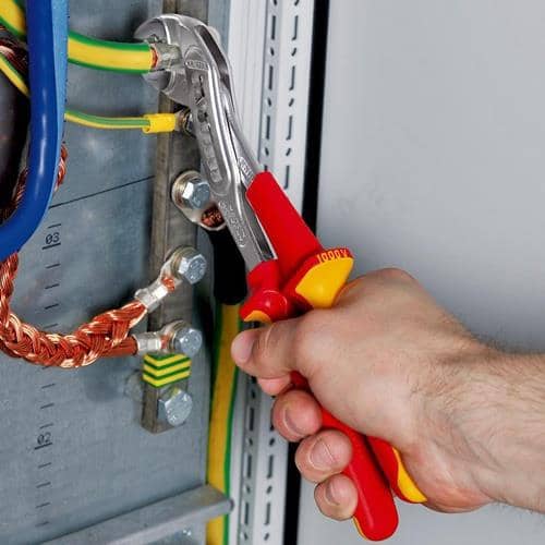 KNIPEX Wasserpumpenzange Alligator® L.250mm Spann-W.46mm verchr.VDE