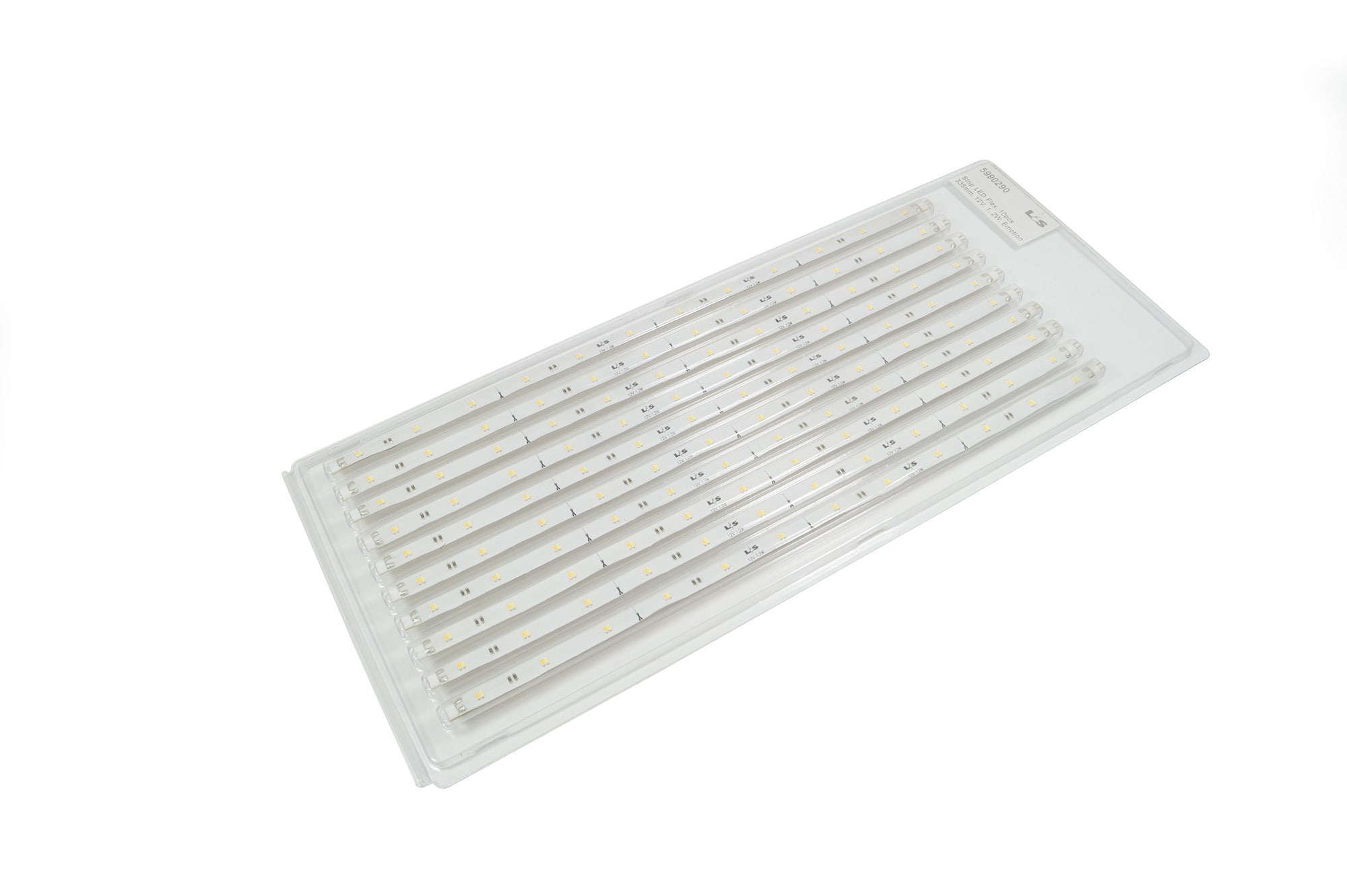 L&S 10er Pack LED Flex Strip 335mm, 12V, 1,2W, Emotion, weiss