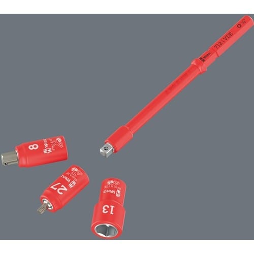 WERA VDE Wechselklingen-Adapter f.Steckschlüsseleins.,1/4" VDE isol.05006642001 WERA