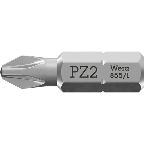 WERA Bit 855/1 Z 1/4 Zoll PZD 2 L.25mm WERA