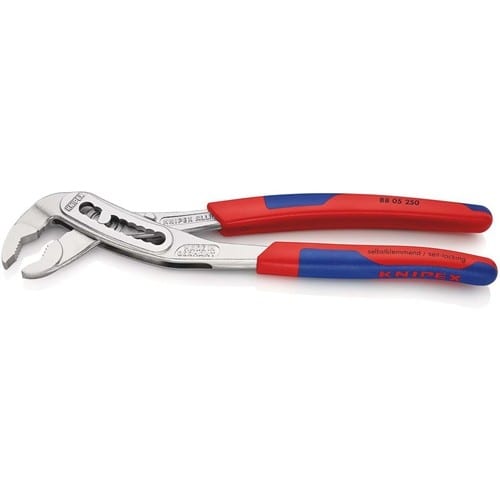 KNIPEX Wasserpumpenzange Alligator® L.250mm Spann-W.46mm verchr.2K-Hülle KNIPEX