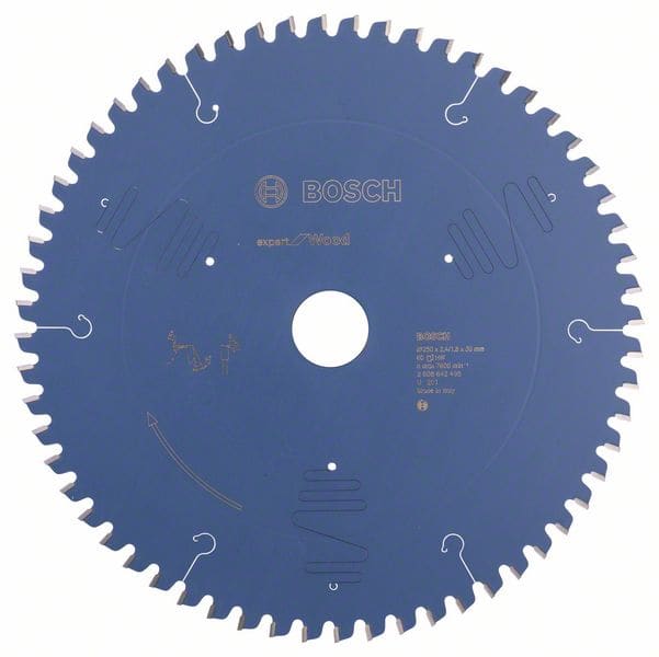 BOSCH Kreissägeblatt Expert for Wood, 250 x 30 x 2,4 mm, 60