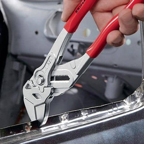 KNIPEX Zangenschlüssel L.150mm Spann-W.27mm verchr.Ku.-Überzug KNIPEX