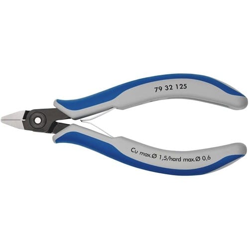 KNIPEX Präzisions-Elektronik-Seitenschn.L.125mm Form 3 Facette ja,sehr kl.pol.KNIPEX