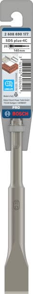 BOSCH Flachmeißel mit SDS plus-Aufnahme, 140 x 20 mm