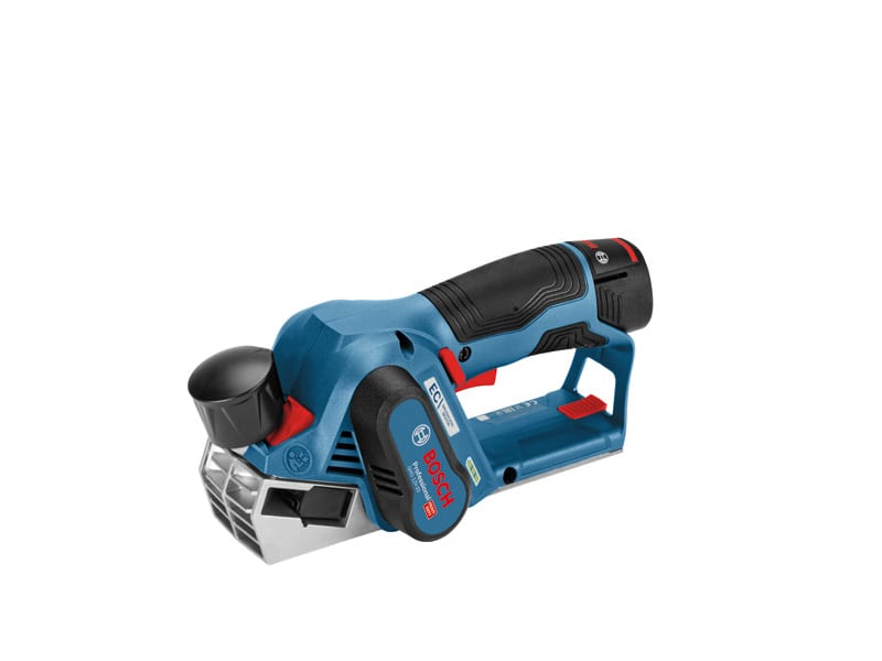 BOSCH Akku-Hobel GHO 12V-20, mit 2 x 3.0 Ah Li-Ion Akku, L-BOXX