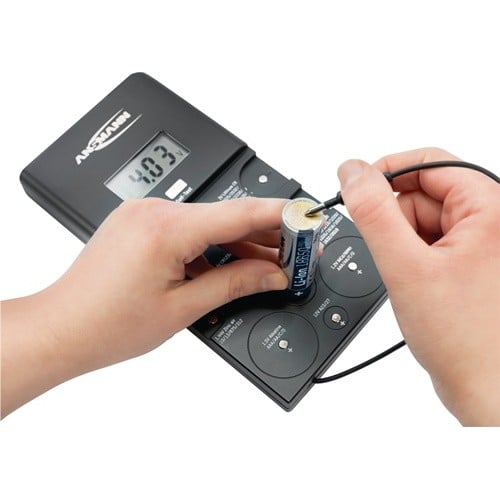 ANSMANN Batterie-/Akkutester f.Akkus u.Batterien 1x9V Blockbatt.ANSMANN