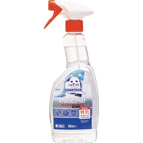 ROBBYROB Flächendesinfektionsmittel 500ml Sprühflasche ROBBYROB