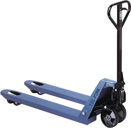 TECWERK Gabelhubwagen Gabel-L.1150mm Trgf.2500kg STA taubenblau VG/PUR TECWERK