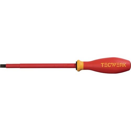 TECWERK Schraubendreher Schneiden-B.8mm Klingen-L.175mm VDE isol.TECWERK