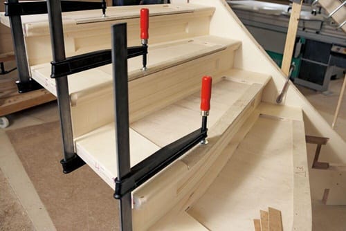 BESSEY Tiefspannschraubzwinge TGNT Spann-W.1000mm A.400mm Holzgriff 45x12mm BESSEY
