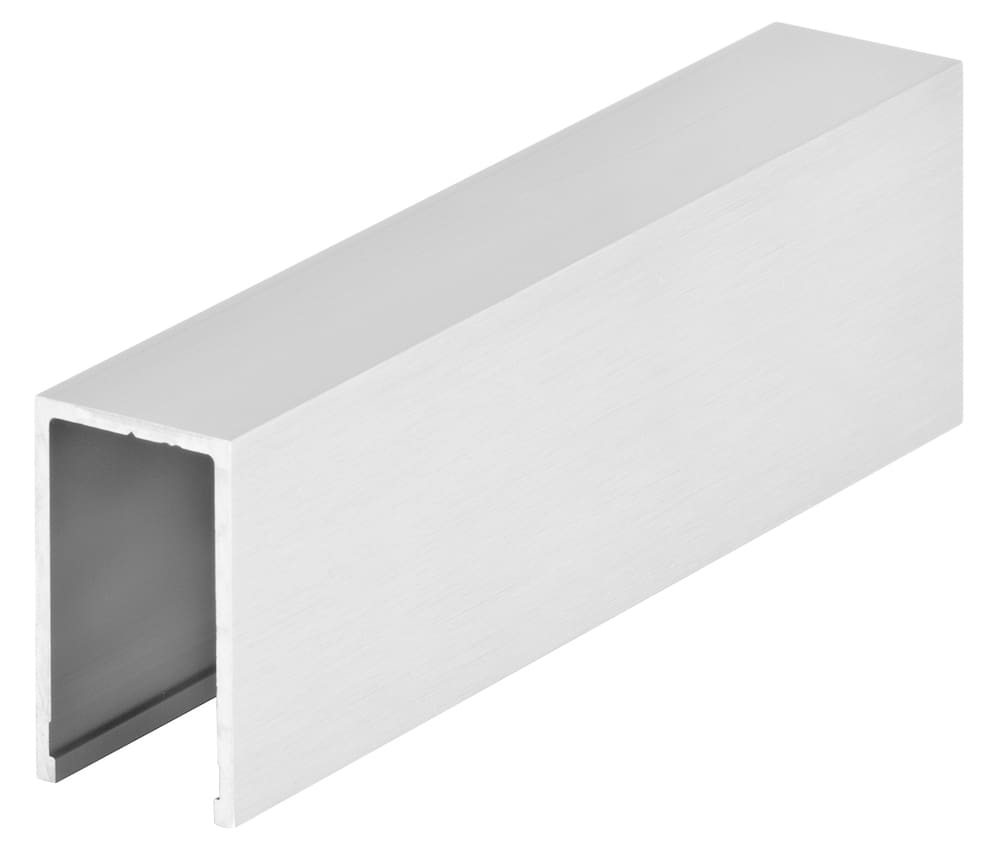 HERMAT Trennwand-Deckenprofil 6958/OD, ohne Dichtung, Aluminium