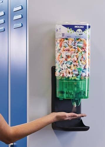 MOLDEX Gehörschutzspender PlugStation TouchFree m.Füllung Spark Plugs (500 Paar) MOLDEX