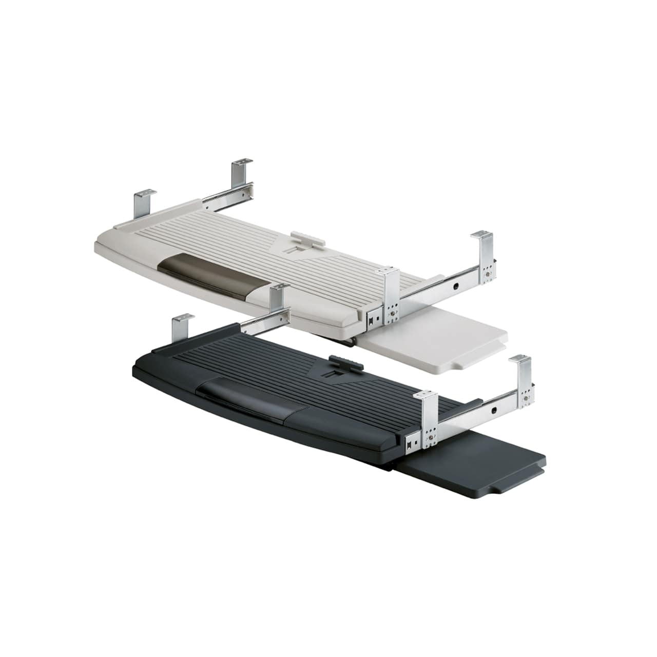 HETTICH Tastaturauszug mit Mousepad, schwarz, 70284