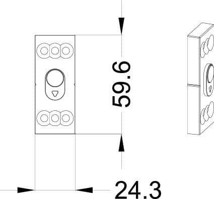 WINKHAUS T-MAGNETCLIP 1,5 EAV4+/BM+ SB U24X7,5 GR,