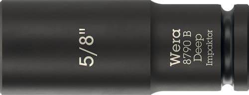 WERA Steckschlüsseleinsatz 8790 B Impaktor Deep 3/8 Zoll 5/8 Zoll L.63mm WERA