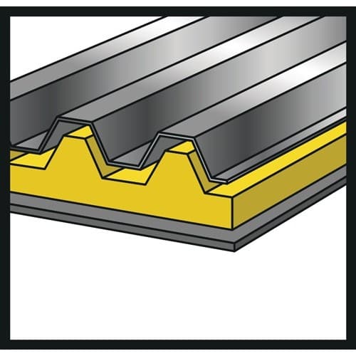 TECWERK Stichsägeblatt Gesamt-L.132mm Zahnt.1mm BIM 5 St./Karte TECWERK
