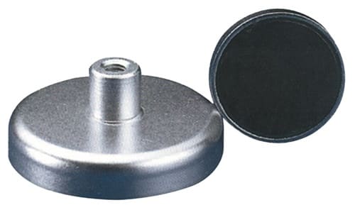 Magnetflachgreifer D.32xH15mm m.Gewindebuchse Haftkraft 80N