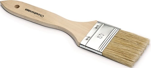 NÖLLE Flachpinsel Gr.3/4 Zoll helle Borstenmischung Weißbl.NÖLLE