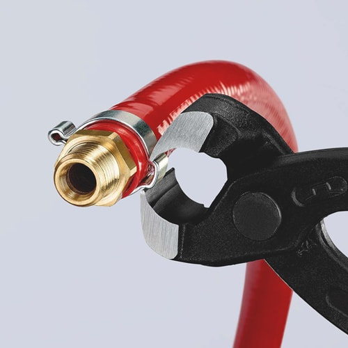 KNIPEX Ohrklemmenzange Gesamt-L.220mm Kopf schwarz atram.Kunststoff-Überzug KNIPEX