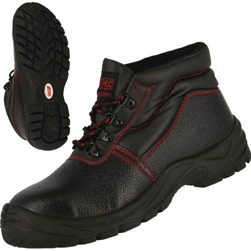 NITRAS Sicherheitsstiefel BASIC STEP MID Gr.46 schwarz S3 SRC EN20345 Volleder NITRAS