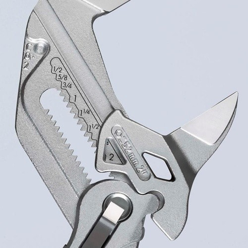 KNIPEX Zangenschlüssel L.250mm Spann-W.52mm verchr.Ku.-Überzug KNIPEX