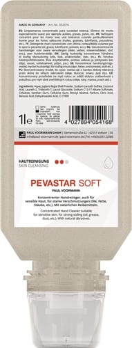 PAUL VOORMANN Handreinigung PEVASTAR SOFT 1l silikon- u.lösemittelfrei Softflasche