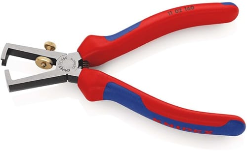KNIPEX Abisolierzange L.160mm pol.Mehrkomp.-Hüllen m.Öffnungsf.KNIPEX
