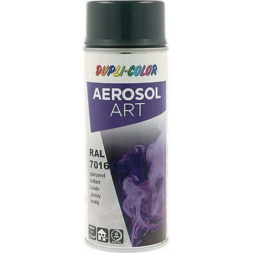 DUPLI-COLOR Buntlackspray AEROSOL Art grau glänzend RAL 7016 400ml Spraydose