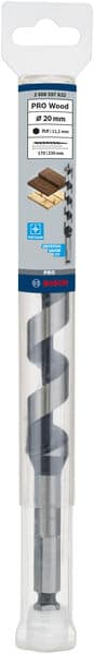BOSCH Holzschlangenbohrer, Sechskant 20 x 170 x 235 mm, d 11,1 mm