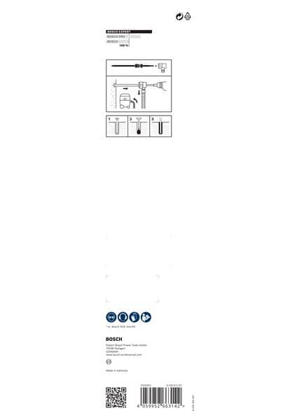 BOSCH EXPERT SDS Clean max-8X Hammerbohrer, 20 x 400 x 650 mm