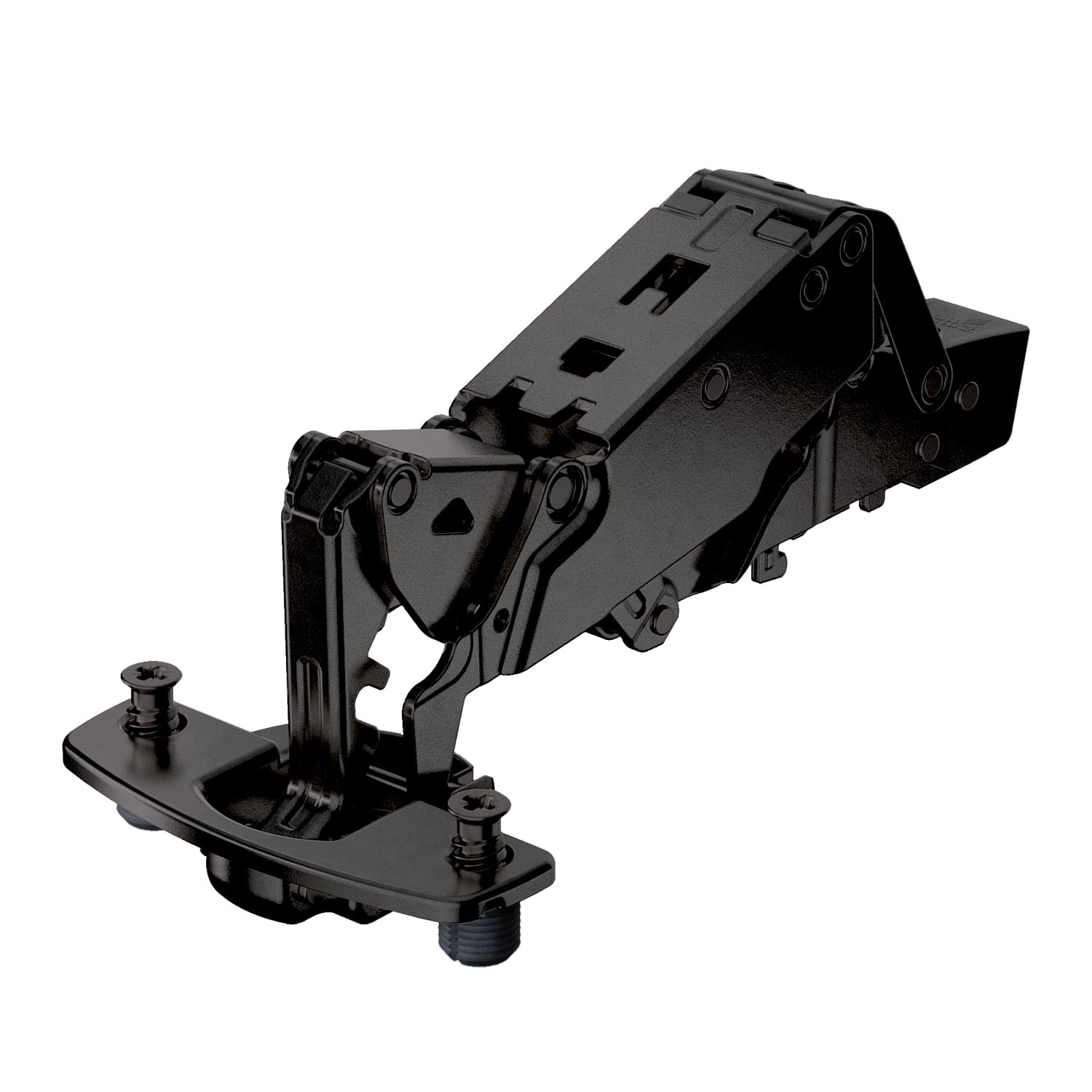 HETTICH Sensys Weitwinkelscharnier, mit Null-Einsprung, ohne Schließautomatik (Sensys 8687), obsidianschwarz, 9091791