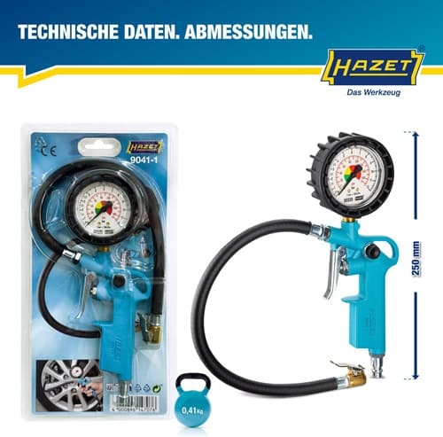 HAZET Druckluftreifenfüller 9041-1 ungeeicht,m.Momentstecker HAZET