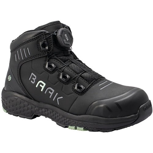 BAAK Damensicherheitsstiefel Alessia Gr.40 W.10 schwarz/grün Mikrofaser/TPU