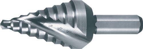 RUKO Stufenbohrer Bohrber.4-20mm HSS Spiralnut Gesamt-L.58mm Z.2 Stufen 9 RUKO