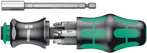 WERA Magazinbithalter KK 28 8-tlg.Schlitz/PH/PZD WERA