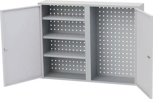 Hängeschrank H750xB1000xT200 mm Vollblechtüren Stahlblech BEDRUNKA+HIRTH