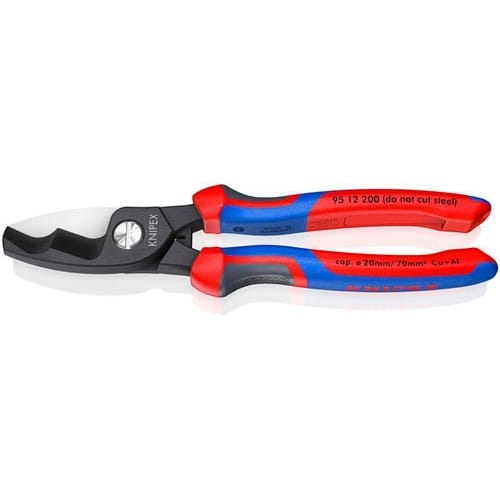KNIPEX Kabelschere L.200mm Comfort-Griff KNIPEX