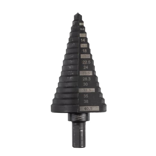 MILWAUKEE 6 bis 40,5 mm, 1,5-3 mm Stufen Stufenbohrer