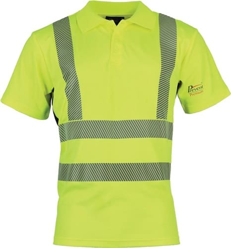 PREVENT Warnschutzpoloshirt Prevent® Trendline Gr.XXL neongelb PREVENT TRENDLINE